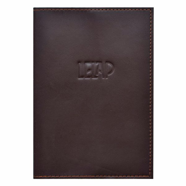 Обложка для ветеринарного паспорта Escada из натуральной кожи, коричневый (50 г)