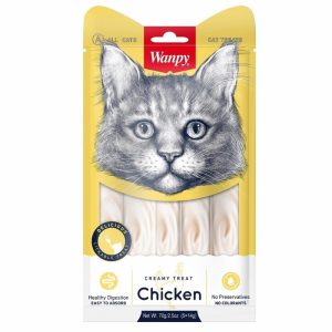 Лакомство для кошек «нежное пюре» из курицы (70 г)