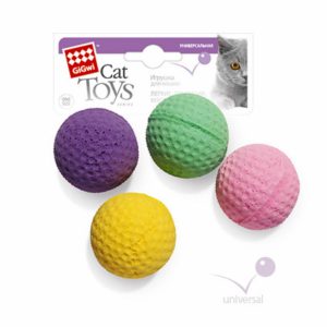 Игрушка четыре мячика, для кошки (24 г)