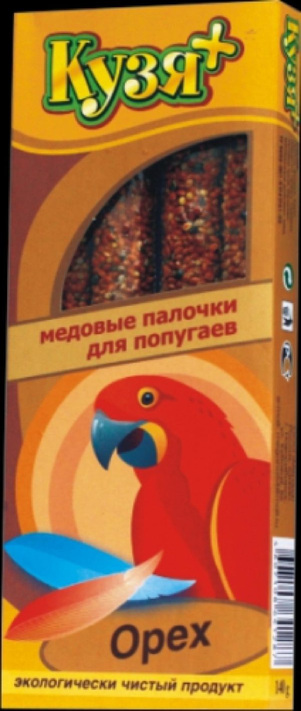 Палочки для попугаев "Орех", 4шт (14 г)