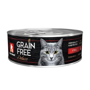 Консервы для кошек "GRAIN FREE" со вкусом утки (100 г)