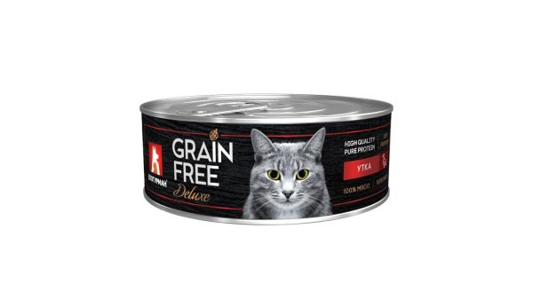Консервы для кошек "GRAIN FREE" со вкусом утки (100 г)