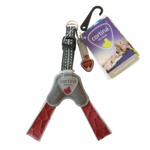 Суперпрочная шлейка FALORIA, винный (Италия) (35-45 см)