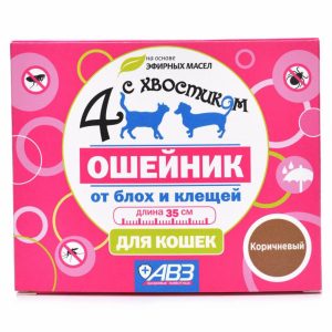"Четыре с хвостиком" ошейник репеллентный для кошек (35 см)
