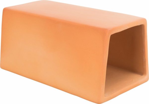 Туннель для мышей из керамики, терракотовый (20х9х10 см)