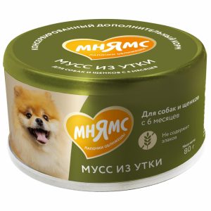 Мусс для собак и щенков старше 6 месяцев  из утки (80 г)