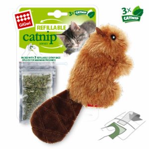 Игрушка "Бобренок" с кошачей мятой (42 г)