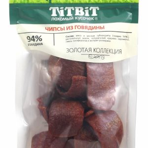 Золотая коллекция Чипсы из говядины для собак (60 г)