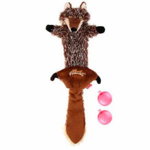 Игрушка "Волк" с пищалками, текстиль (90 г)