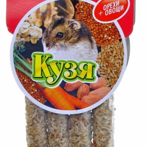 Палочки для грызунов "орех+овощи", 4 шт (15 г)