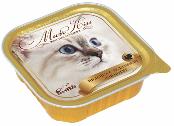 Консервы для котят "МуррКисс" индейка с телятиной (100 г)