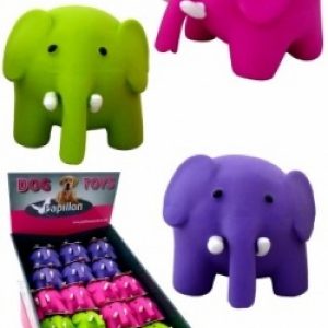 Игрушка для собак "Цветные слоники" в ассортименте (8.5 см)