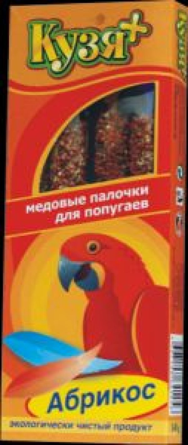 Палочки для попугаев "Абрикос", 4шт (14 г)