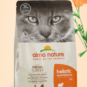 HOLISTIC Сухой корм для взрослых кошек со свежей индейкой, Life Maintenance, Fresh Turkey (400 г)