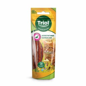 Аппетитные колбаски из утки для кошек (40 г)