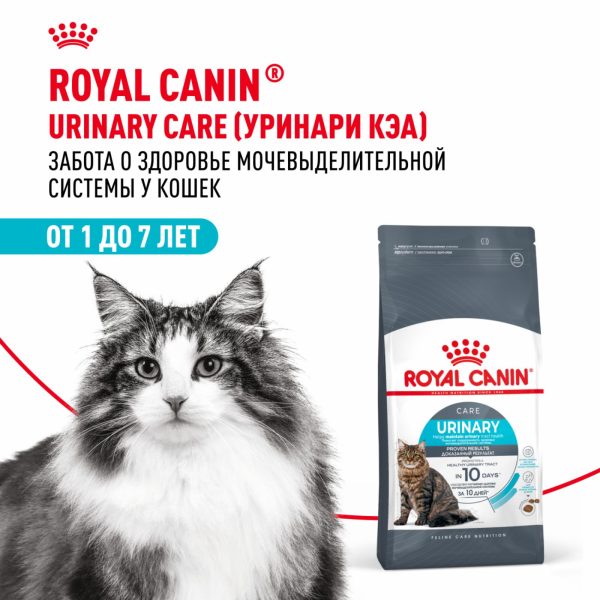Корм сухой для взрослых кошек для поддержания здоровья мочевыделительной системы, Urinary Care (4 кг)