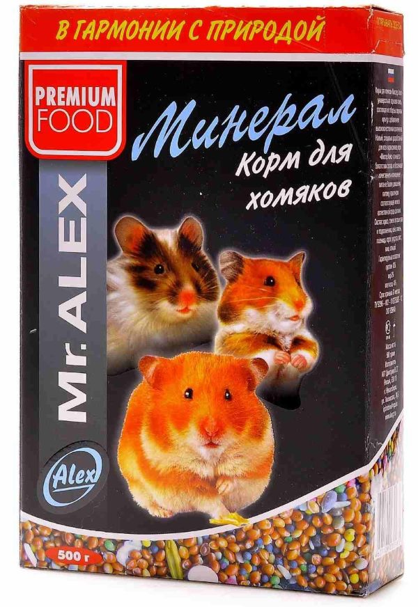 Корм для хомяков "Минерал" (500 г)