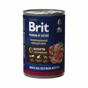 Консервы мясное ассорти с потрошками для собак всех пород (410 г)