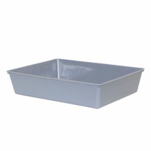 Туалет для кошек с бортиком Classic Rim, теплый-серый (Бельгия) (42 см)