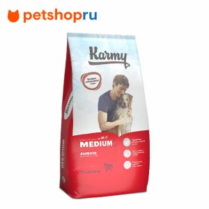 Сухой корм для щенков средних пород с телятиной (14 кг)