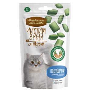 Чистим зубы для кошек Подушечки с кремом из говядины (30 г)