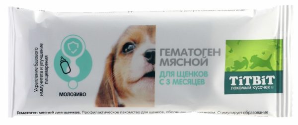 Гематоген мясной для щенков (35 г)