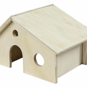 Деревянный домик для грызунов (210 г)