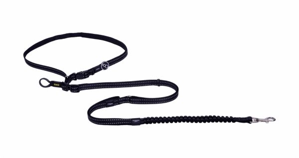 Поводок Handsfree Utility, черный (ЮАР) (М)