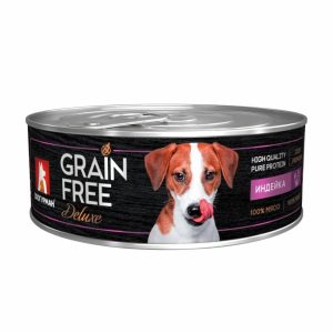 Консервы для собак "GRAIN FREE" со вкусом индейки (100 г)