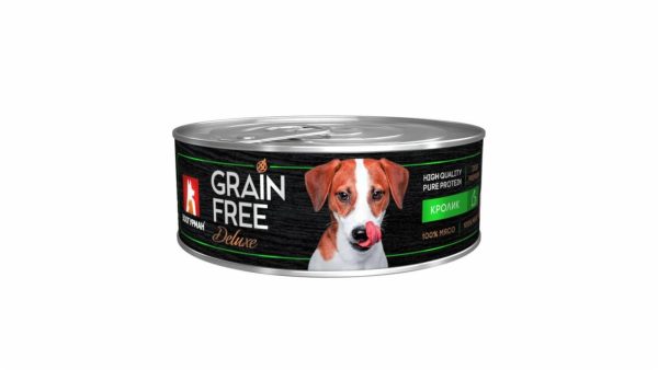 Консервы для собак "GRAIN FREE" со вкусом кролика (350 г)