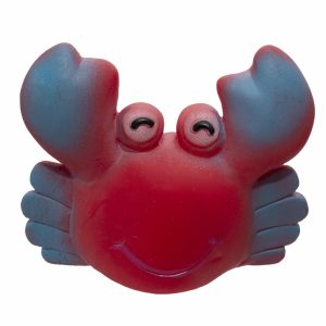 Игрушка для собак "Краб", красный (9х11 см)