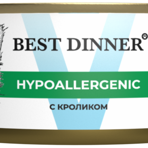 Влажный корм для кошек при пищевой аллергии и непереносимости с кроликом Hypoallergenic (100 г)