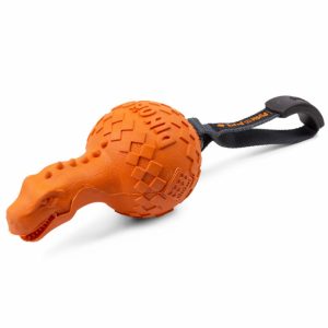 Динобол Т-рекс, игрушка с отключаемой пищалкой, 15 см (260 г)