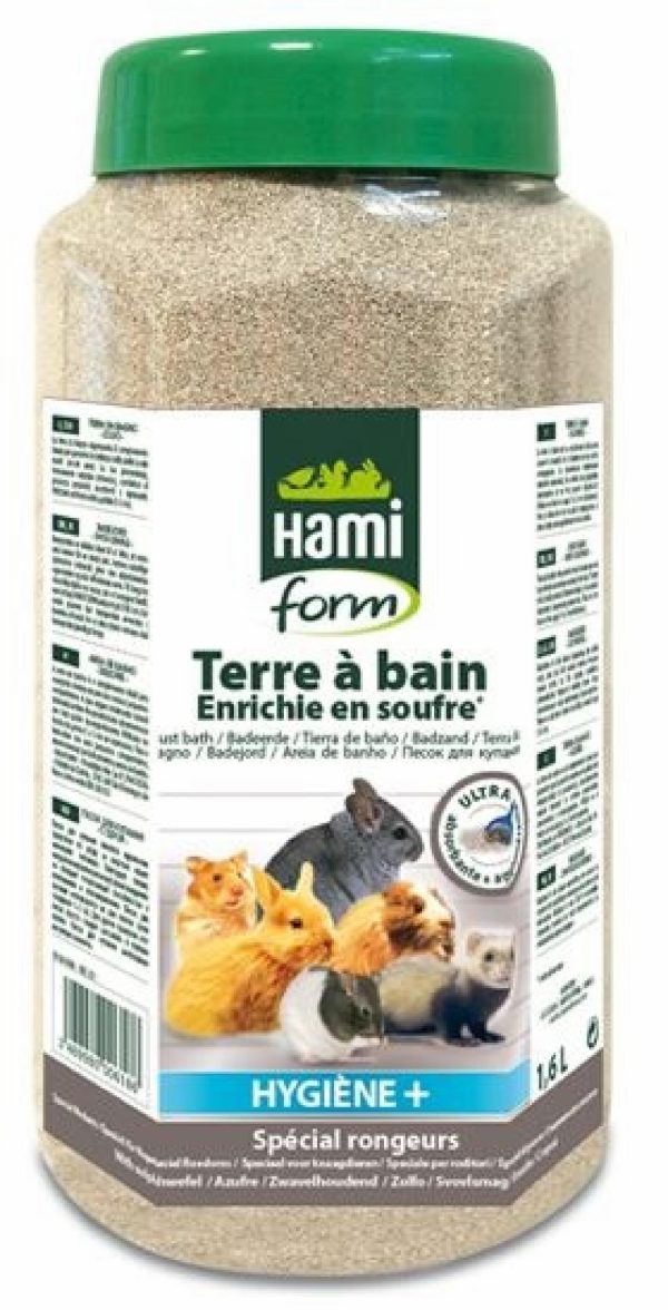 Bio Organic, Песок для купания для всех грызунов с серой (Франция) (1,6 л)