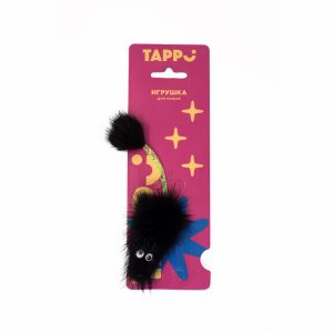 Игрушка для кошек Мышка из натурального меха норки с хвостом трубочкой (14 г)