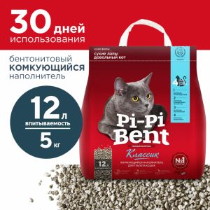Комкующийся наполнитель "Классик", пакет, 12 л (5 кг)