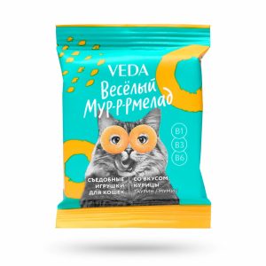"Весёлый Мур-р-рмелад" для кошек со вкусом курицы (6 г)