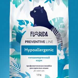 Hypoallergenic сухой корм для кошек при пищевой аллергии, 1,5 кг (1.5 кг)