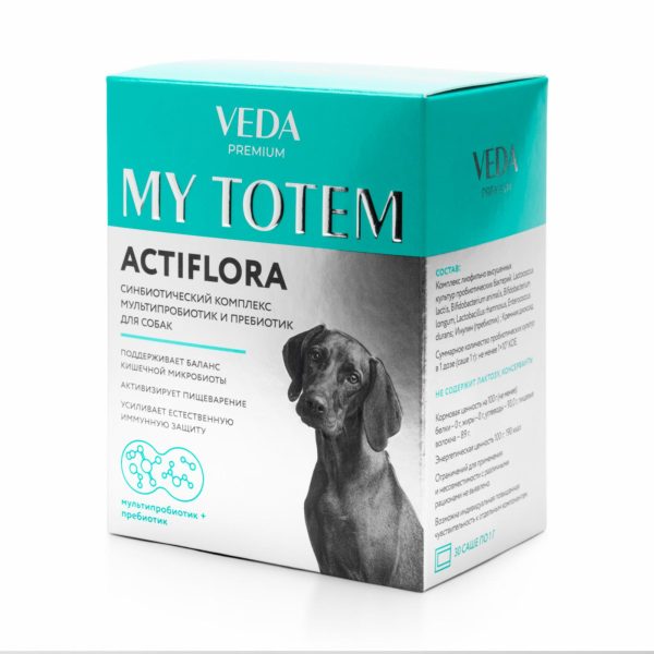 Синбиотический комплекс для собак MY TOTEM ACTIFLORA (30 г)