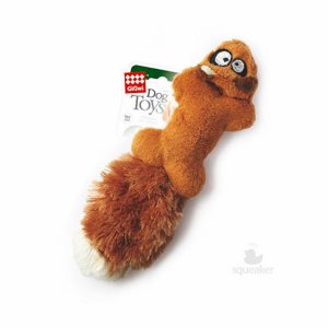Игрушка "Белка" с пищалками, ткань/резина (67 г)