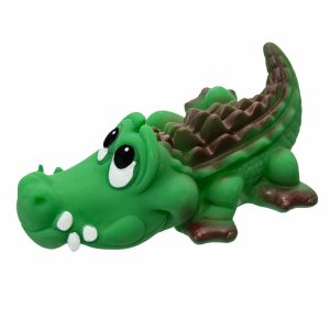 Игрушка для собак "Крокодил", зеленый (13.5 см)
