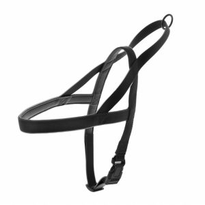 Силиконовая шлейка Soft-touch, черная (49-67)