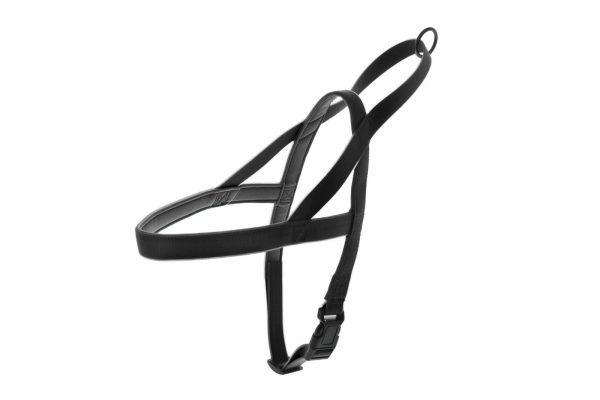 Силиконовая шлейка Soft-touch, черная (49-67)