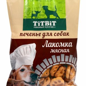 Печенье Лакомка мясная с бараниной для собак (200 г)