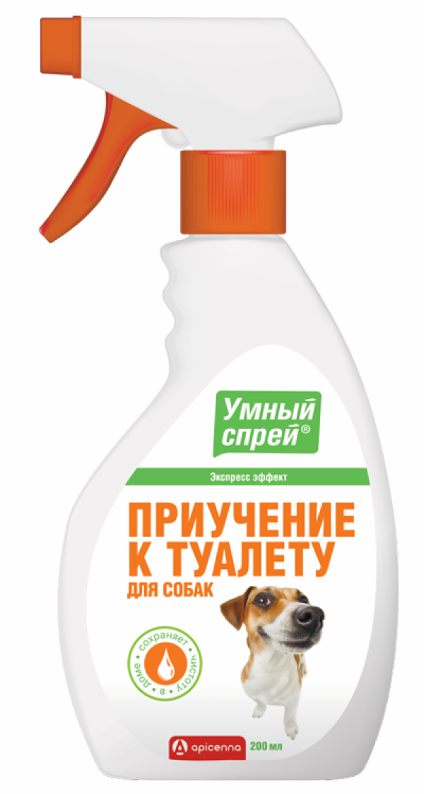 Умный Спрей приучение к туалету для собак (200 г)