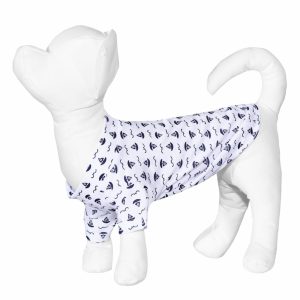 Футболка для собаки "Кораблики" (XL)