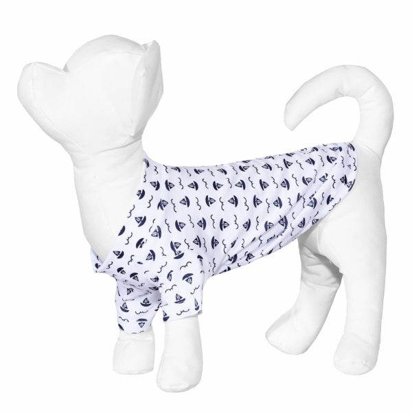 Футболка для собаки "Кораблики" (XL)