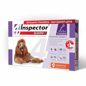 Капли на холку для собак 10-25кг, 3 шт (33 г)