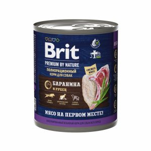 Консервы с бараниной и  рубцом для взрослых собак всех пород (850 г)