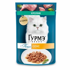 Перл Нежное филе для кошек, со вкусом кролика в соусе, 1 шт (1 шт)